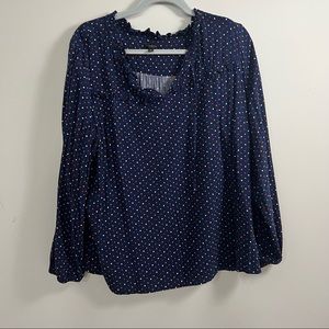 Polka Dot Talbots Blouse